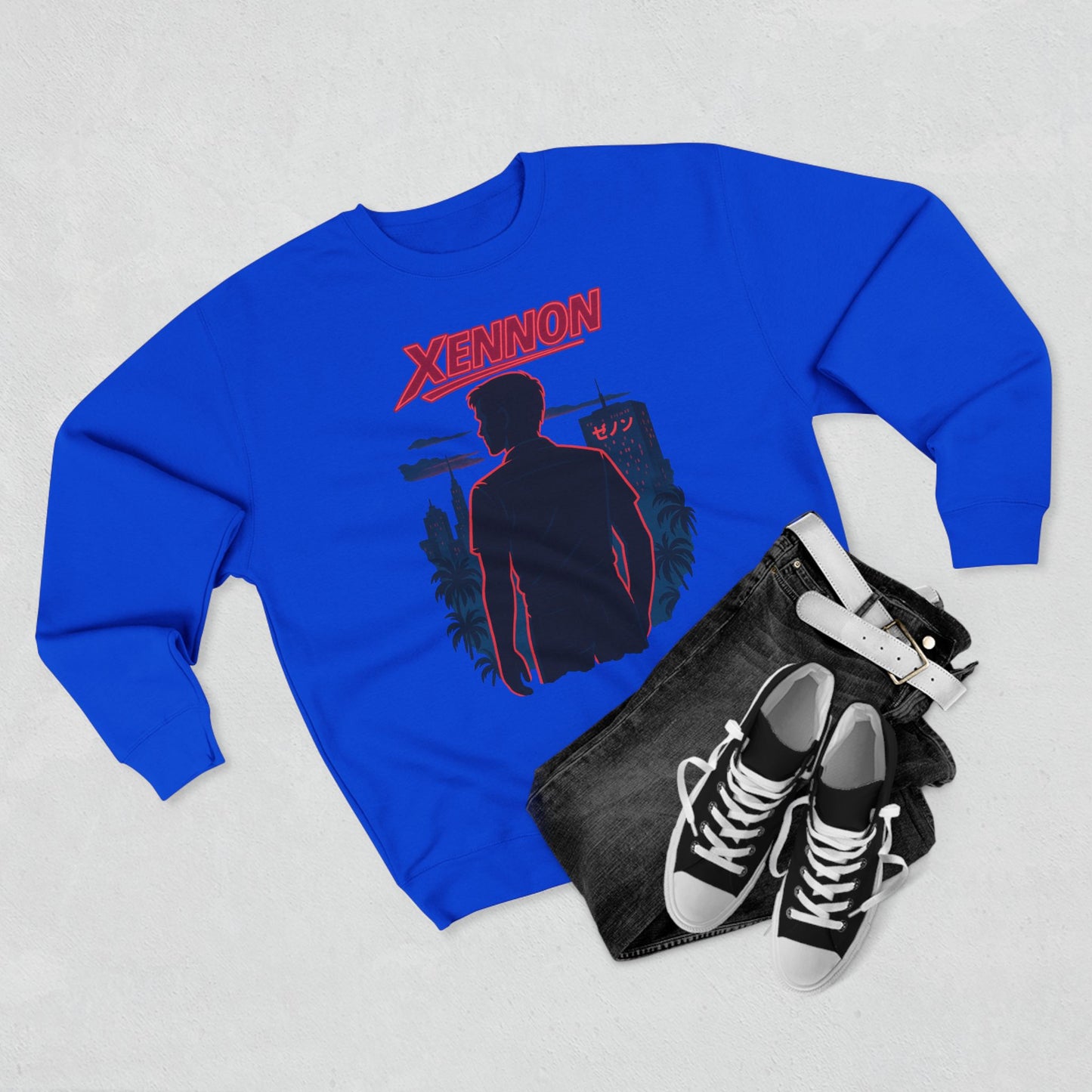 XENNON Cyberpunk Unisex Crewneck Sweatshirt