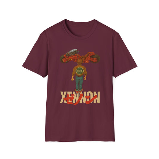 Akira - XENNON Unisex Softstyle T-Shirt - Vintage Motorcycle Design
