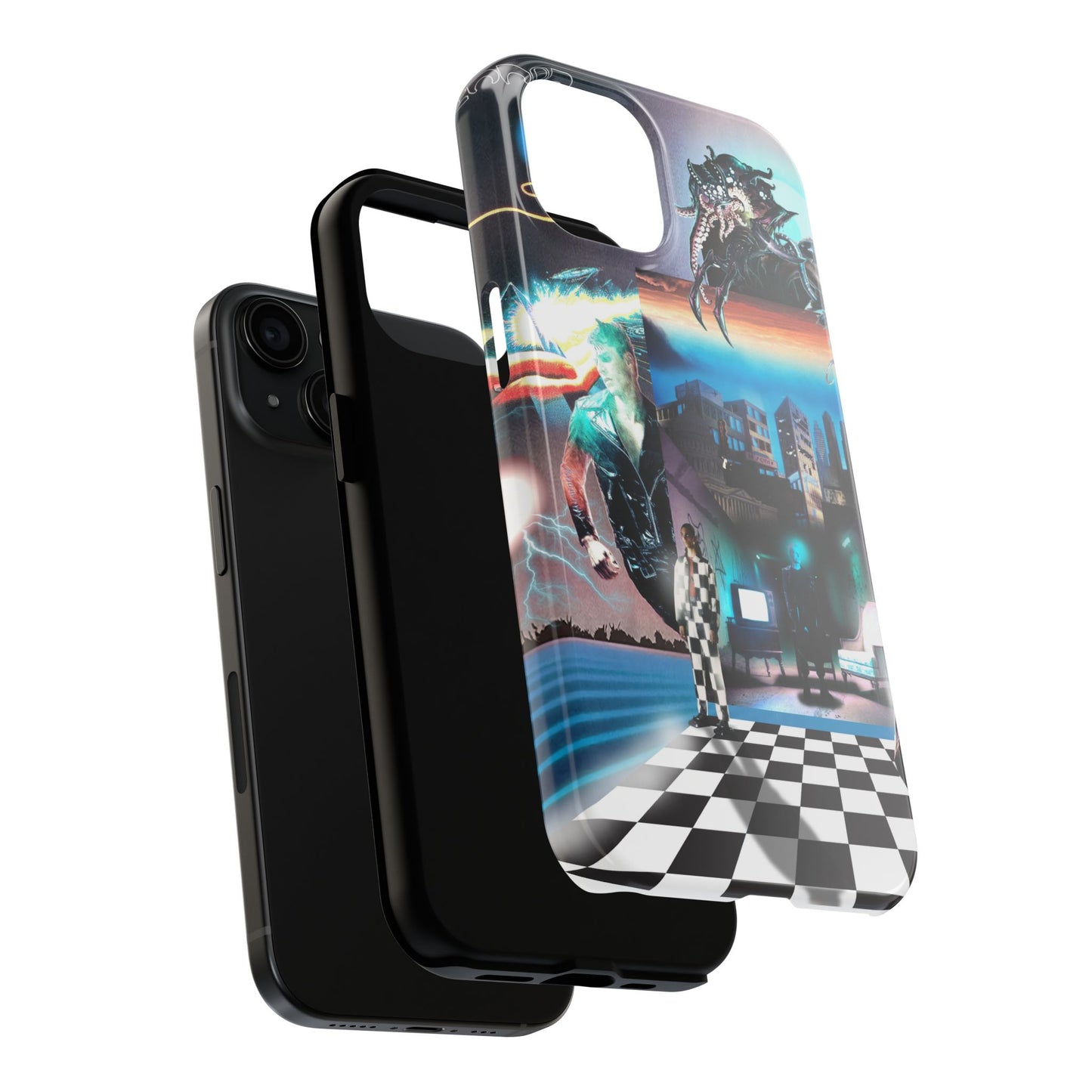 Neolopolis Retro Sci-Fi Phone Case - Tough & Stylish Cover for Tech Lovers