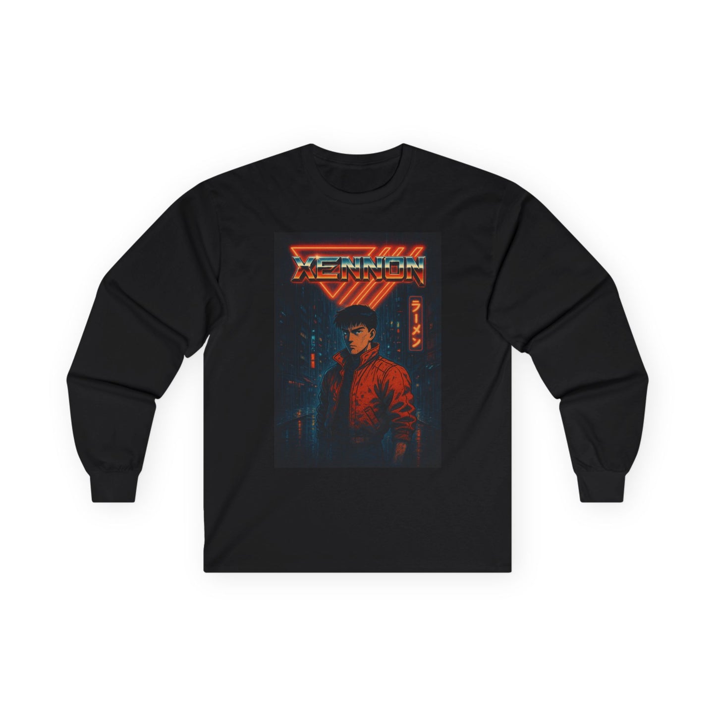 Retro Cyberpunk Long Sleeve Tee - XENNON Design