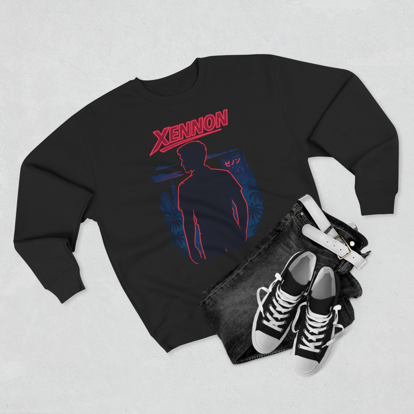 XENNON Cyberpunk Unisex Crewneck Sweatshirt
