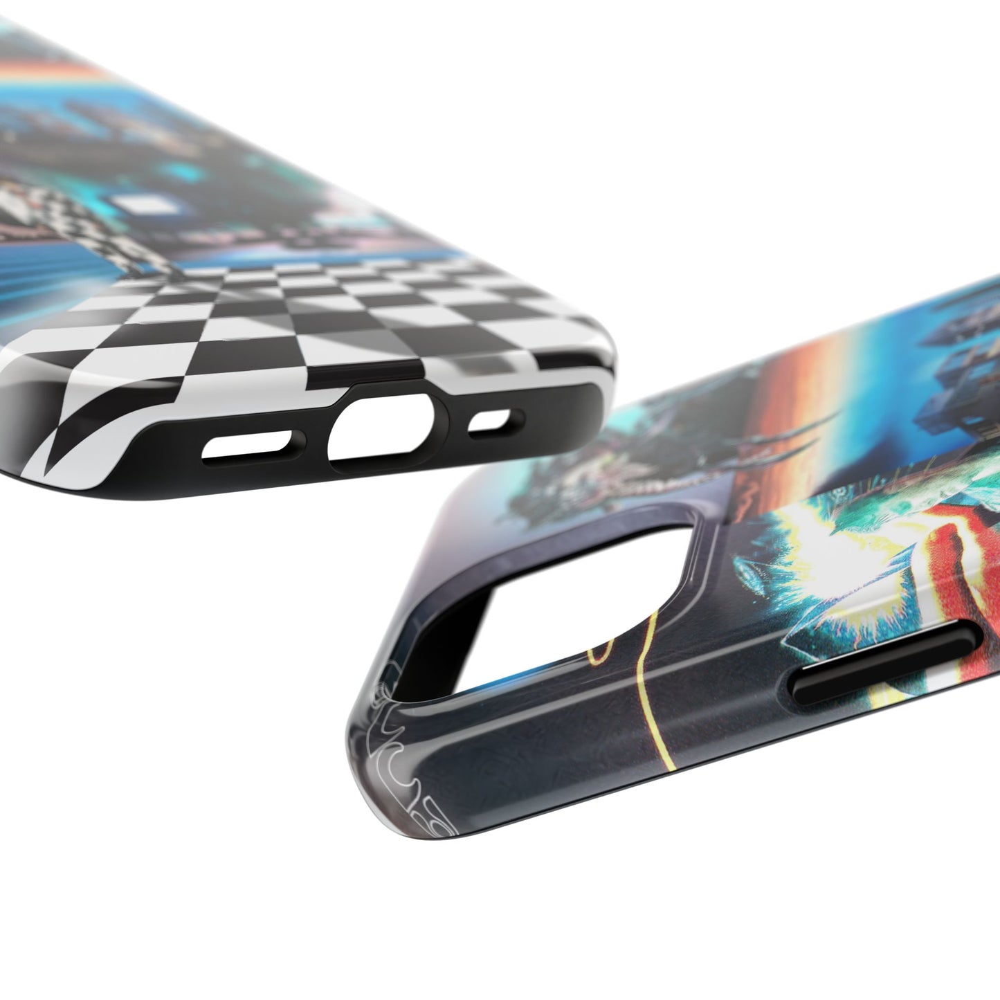 Neolopolis Retro Sci-Fi Phone Case - Tough & Stylish Cover for Tech Lovers