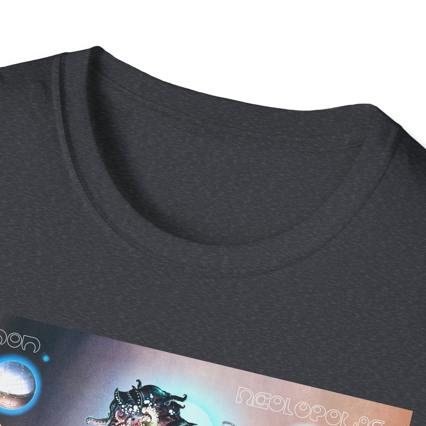 Neolopolis Unisex Softstyle T-Shirt - Cosmic Dreamscape Design