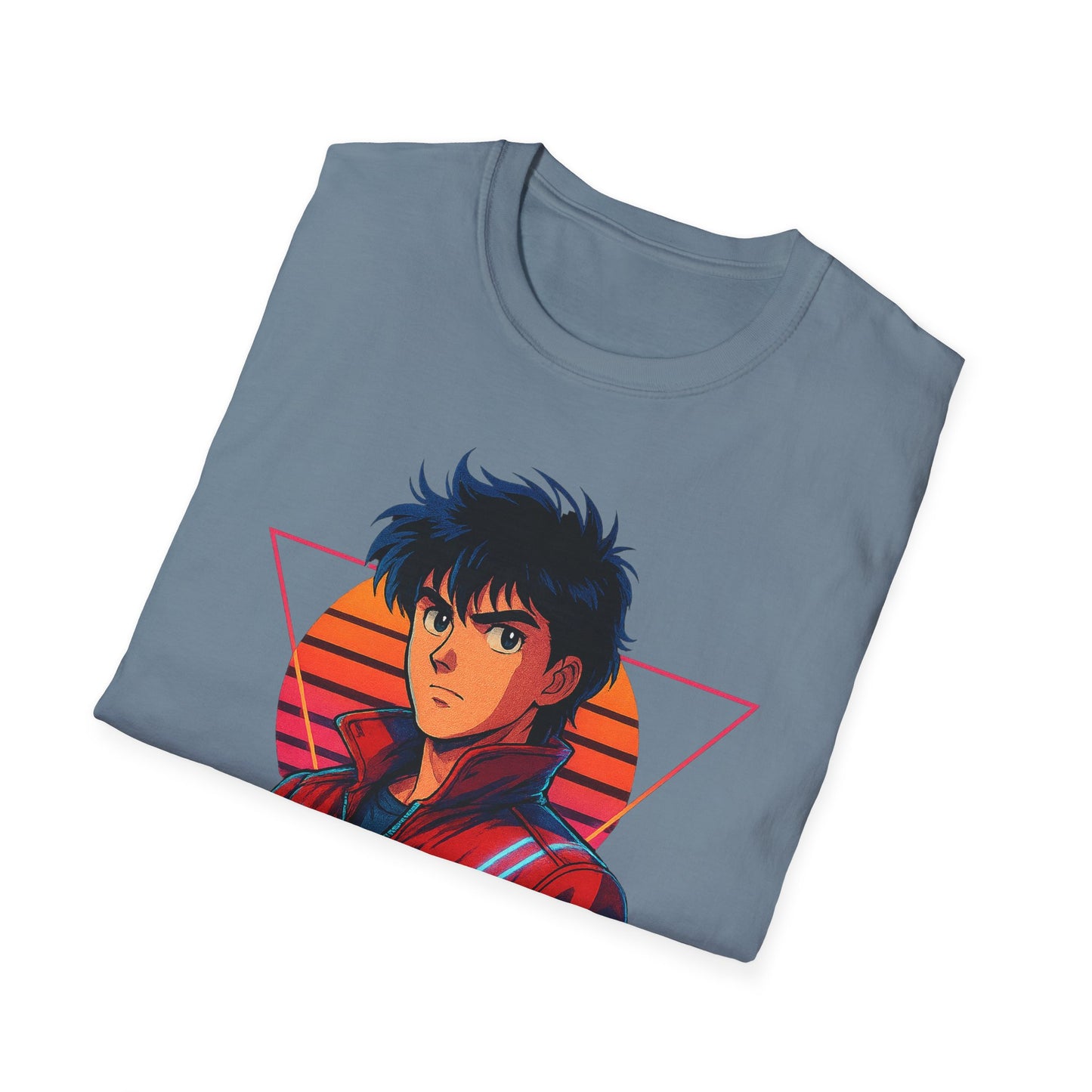 Retro Anime Synthwave T-Shirt - Unisex Vintage Style Tee