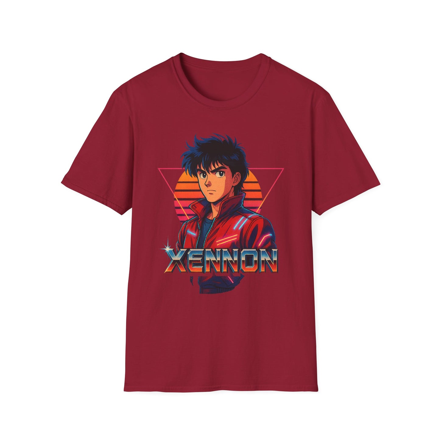Retro Anime Synthwave T-Shirt - Unisex Vintage Style Tee