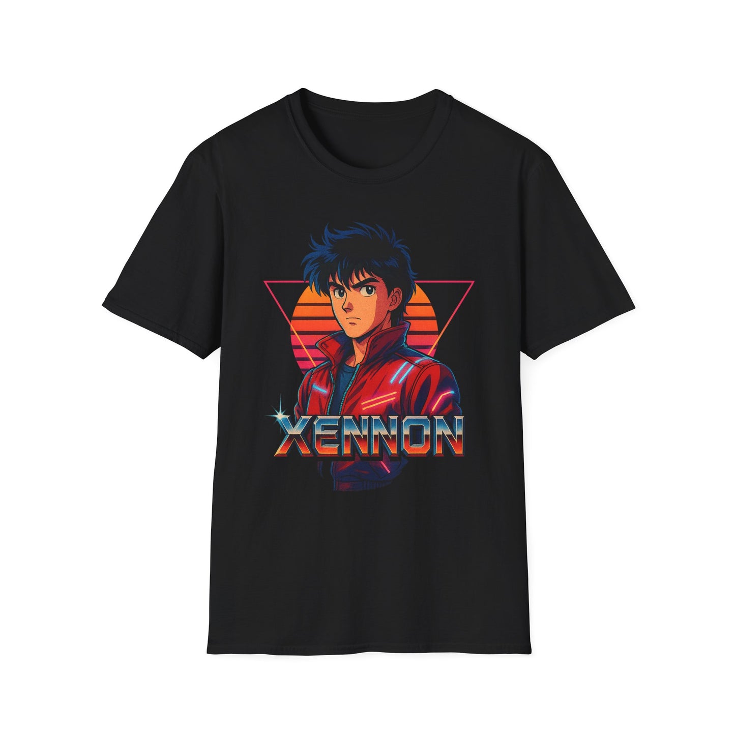Retro Anime Synthwave T-Shirt - Unisex Vintage Style Tee