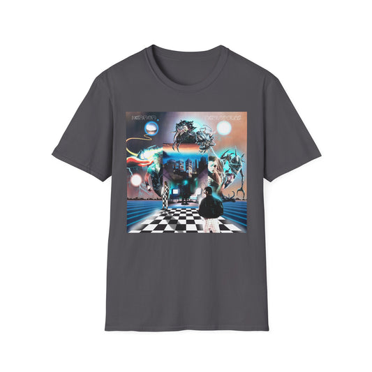 Neolopolis Unisex Softstyle T-Shirt - Cosmic Dreamscape Design