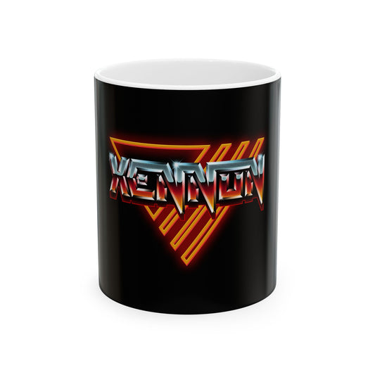 XENNON logo Ceramic Mug - 11oz & 15oz, Bold Design for Coffee Lovers