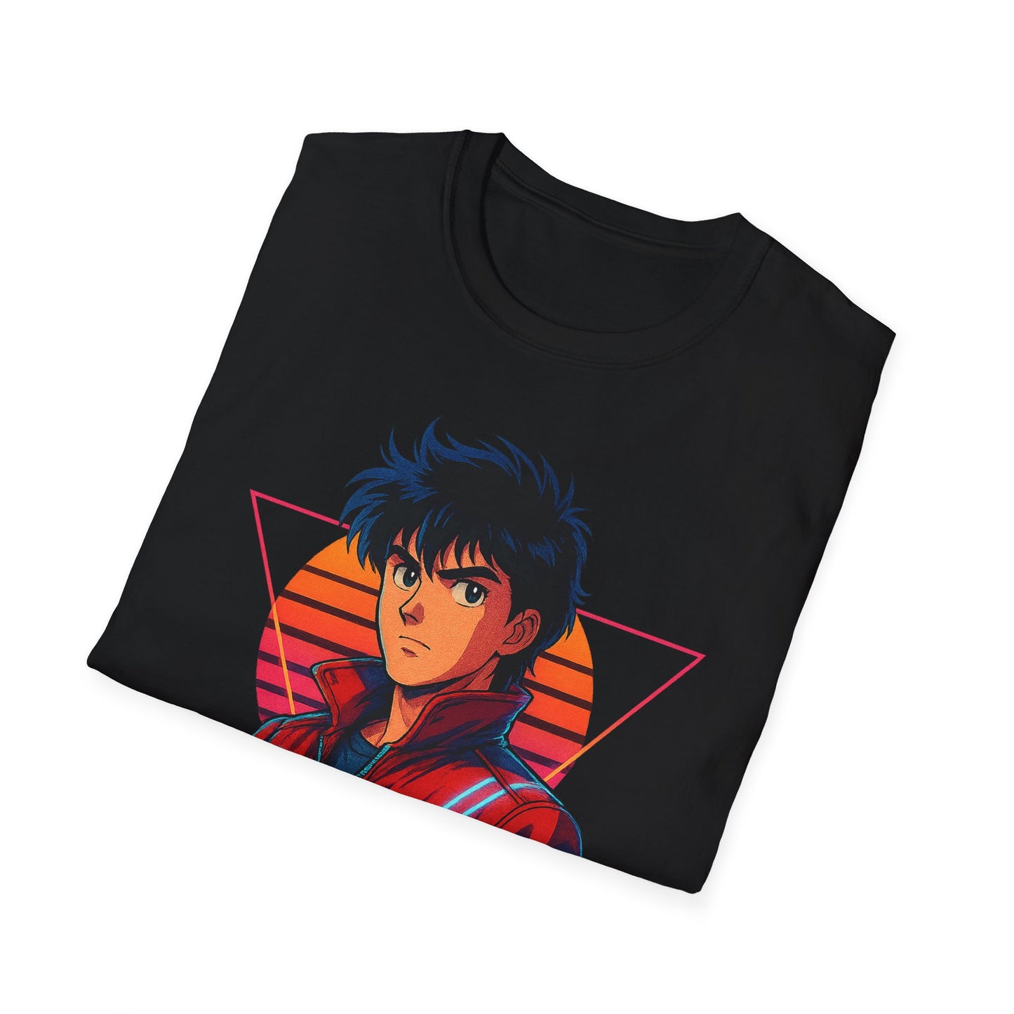Retro Anime Synthwave T-Shirt - Unisex Vintage Style Tee
