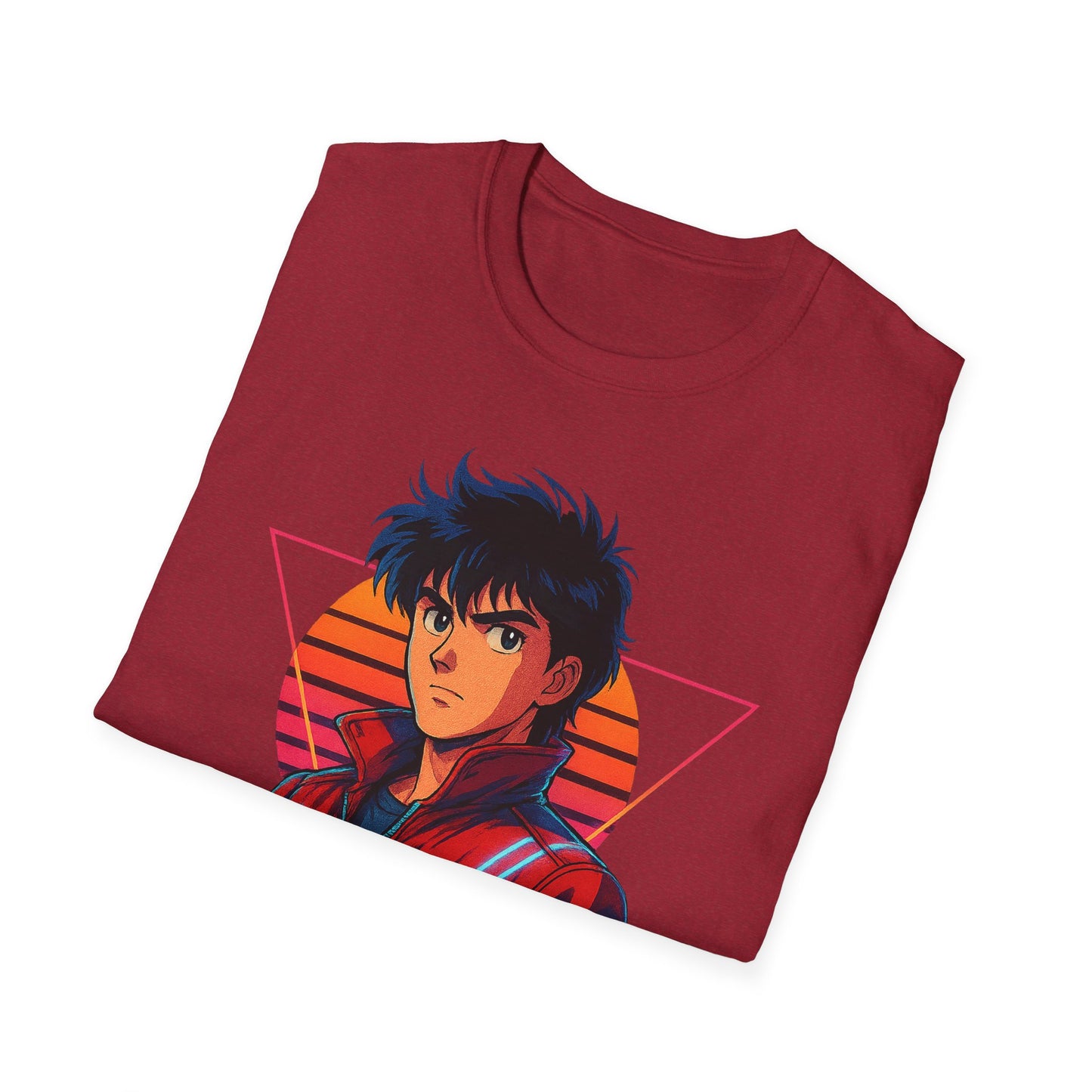 Retro Anime Synthwave T-Shirt - Unisex Vintage Style Tee
