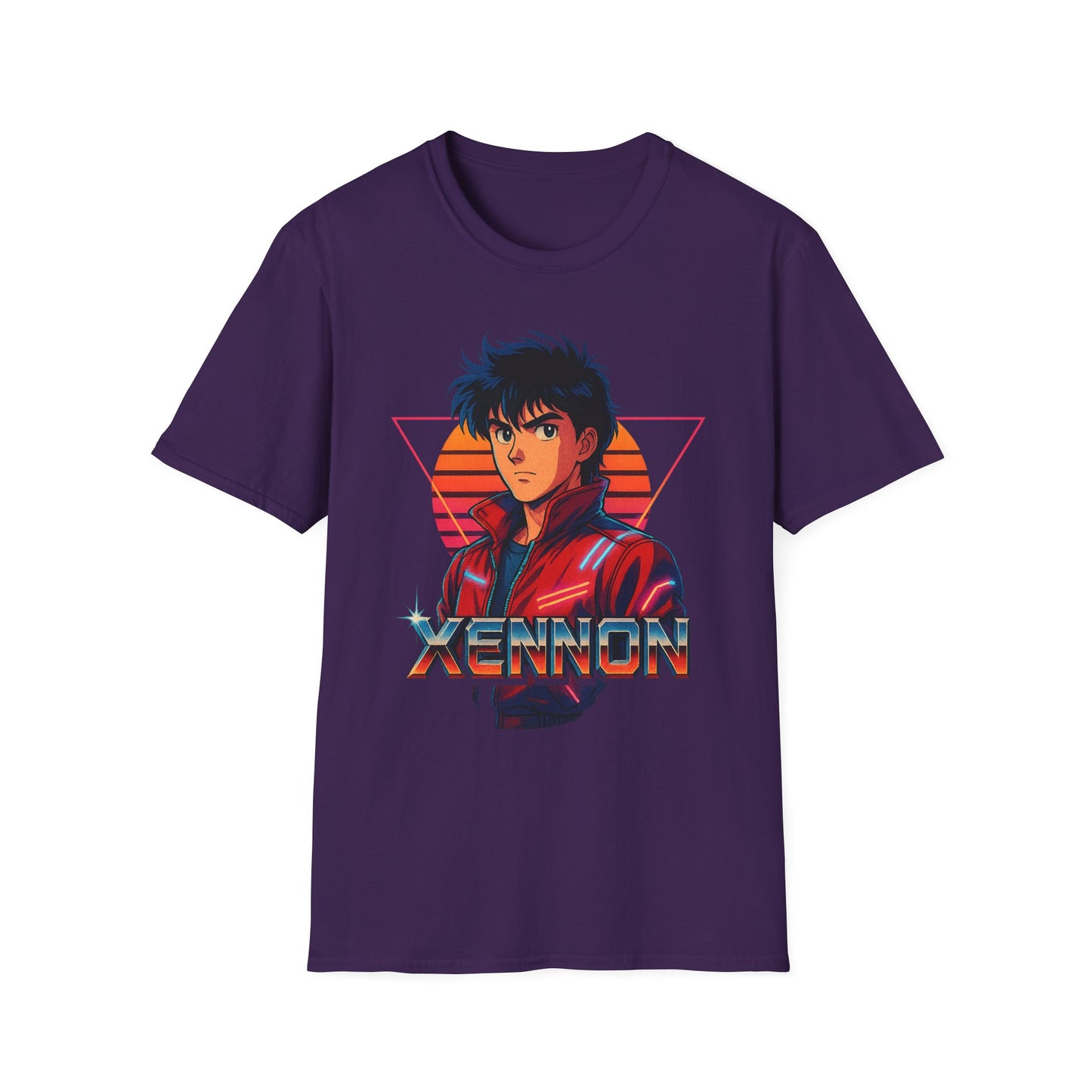 Retro Anime Synthwave T-Shirt - Unisex Vintage Style Tee