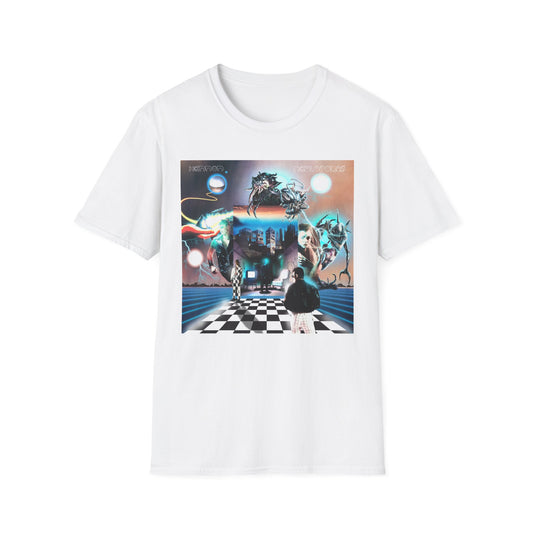 Neolopolis Unisex Softstyle T-Shirt - Cosmic Dreamscape Design